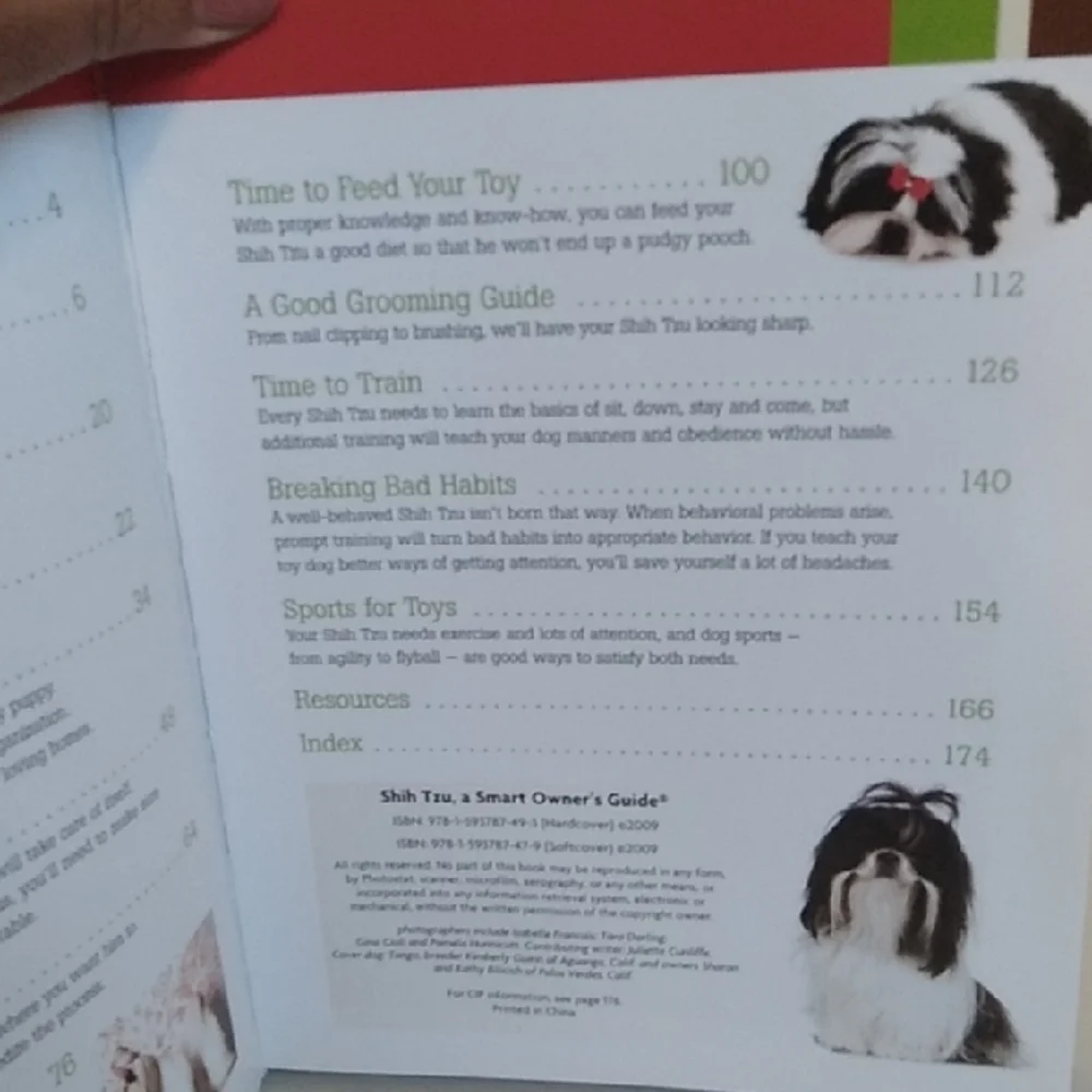 D- NWT Shih Tzu Smart Owner's Guide